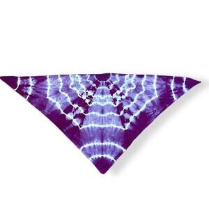 Handmade bandana hand crafted tie dye dog doggie pup mandala